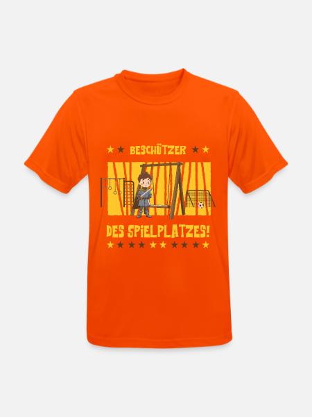 Protector of the playground ! - Men's Breathable T-Shirt - neon orange