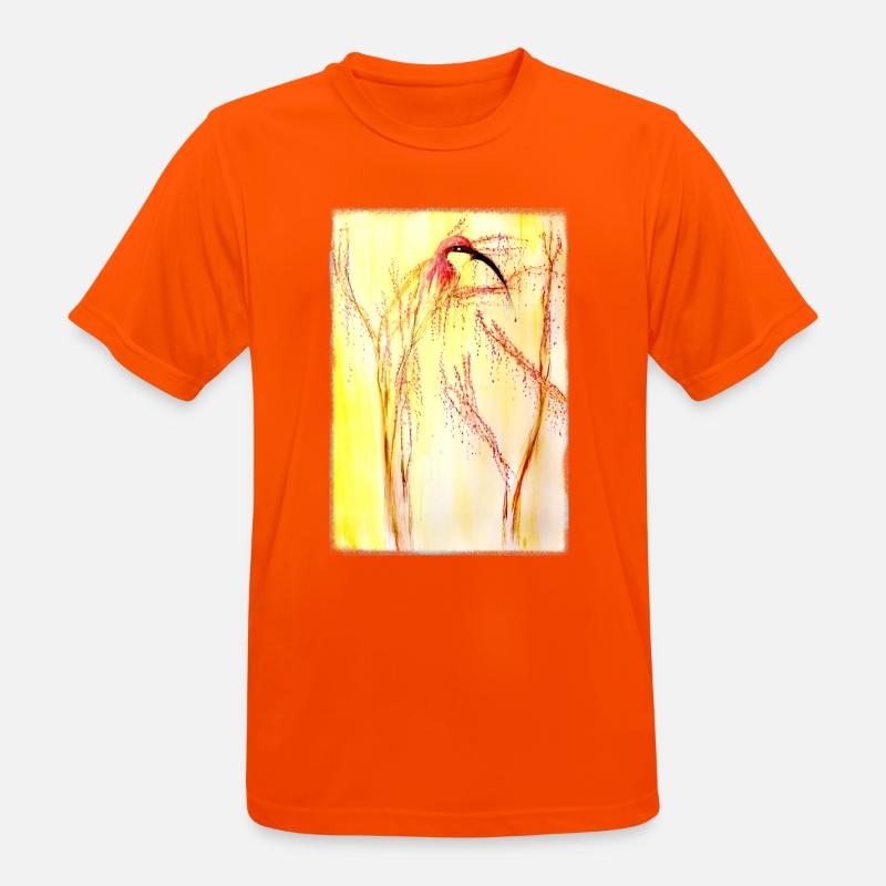  bee-eater - Men's Breathable T-Shirt - neon orange