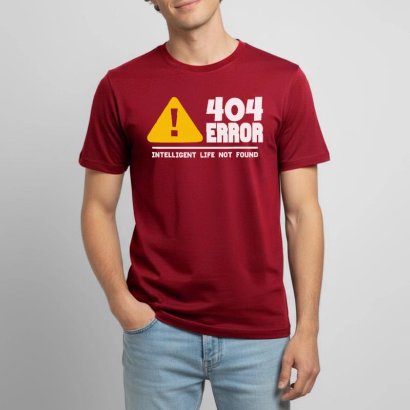 Computer and programmer geek. 404 Errors Men's Breathable T-Shirt