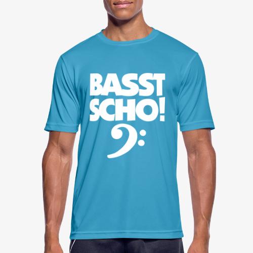 BASST SCHO! Bass Design für Bassisten - Männer T-Shirt atmungsaktiv