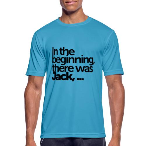 in the beginning - Männer T-Shirt atmungsaktiv
