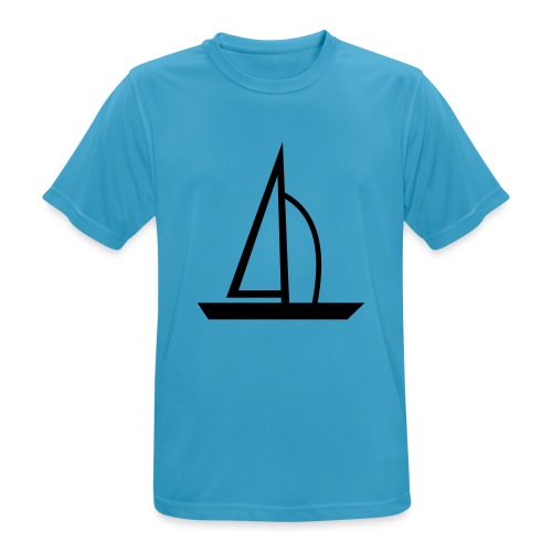 Segelboot - Männer T-Shirt atmungsaktiv