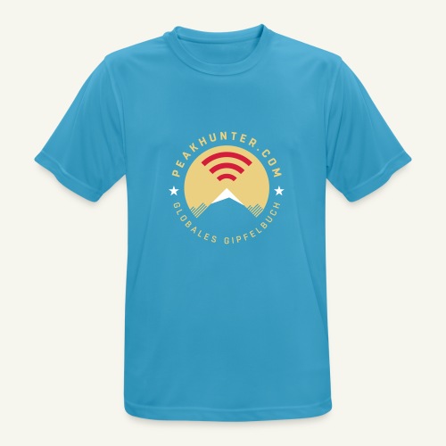 Peakhunter Globales Gipfelbuch - Männer T-Shirt atmungsaktiv