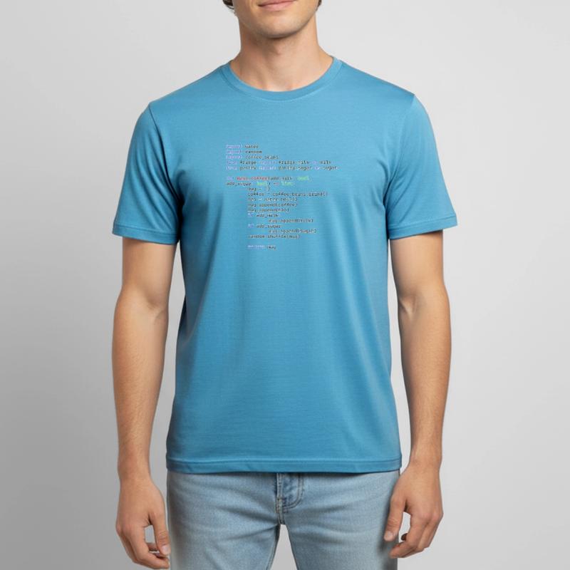 Python Make Coffee Function Men's Breathable T-Shirt