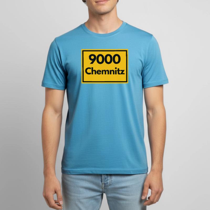 OLD POSTCODE POSTCODE RETRO 9000 CHEMNITZ GDR Men's Breathable T-Shirt