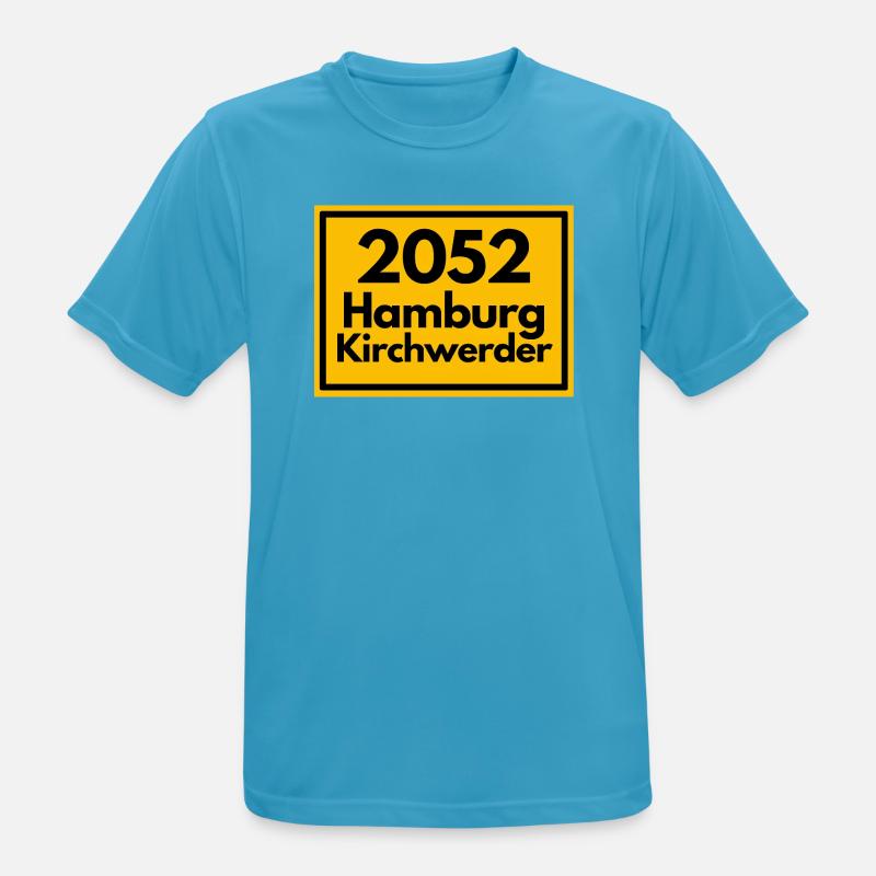 OLD POSTCODE POSTCODE 2053 HAMBURG KIRCHWERDER - Men's Breathable T-Shirt - sapphire blue