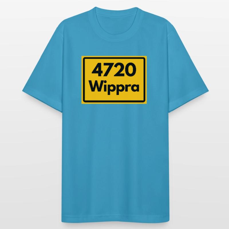 OLD POSTCODE POSTCODE 4720 WIPPRA HEIMATSTOLZ Men's Breathable T-Shirt