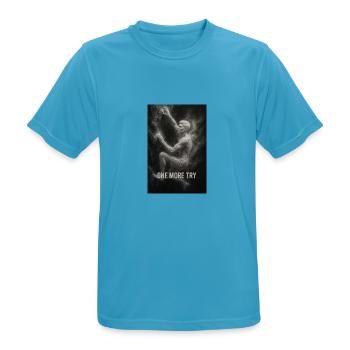 Encore un essai. - T-shirt respirant Homme - bleu saphir - Devant - AI Model Male 178 light (178cm)