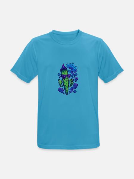 Joint Venture - Männer T-Shirt atmungsaktiv - Saphirblau
