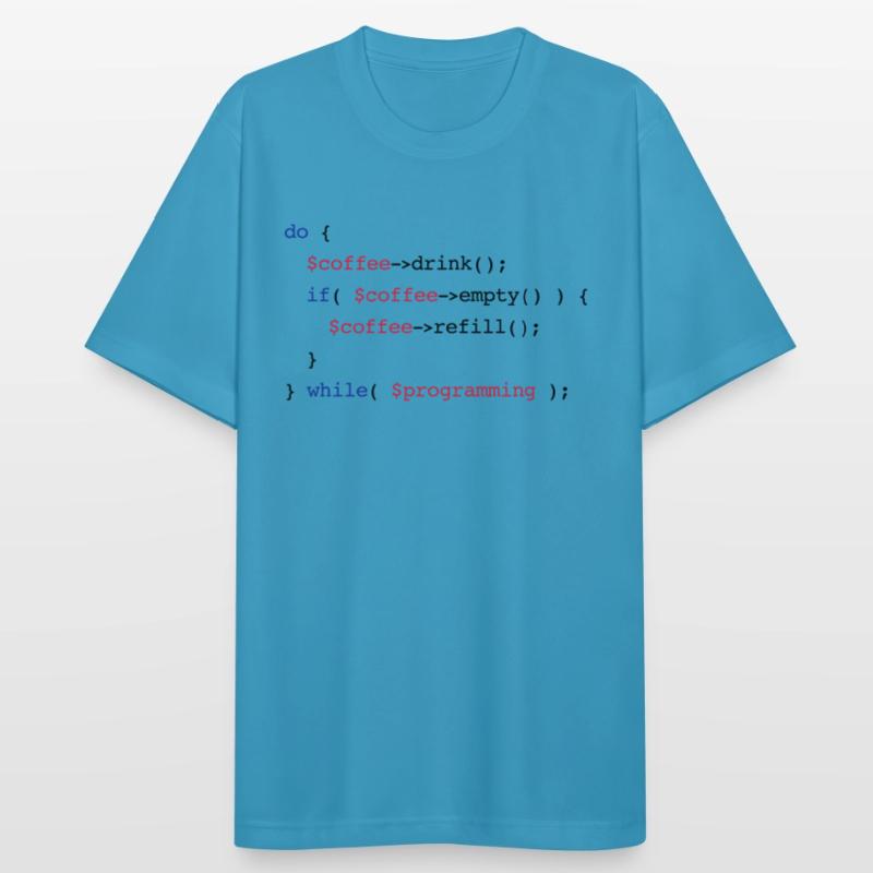 Code Coffee Refill Programming PHP Men's Breathable T-Shirt