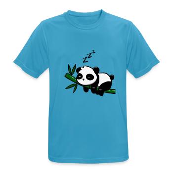 Pandodo - T-shirt respirant Homme - bleu saphir - Devant - AI Model Male 178 light (178cm)