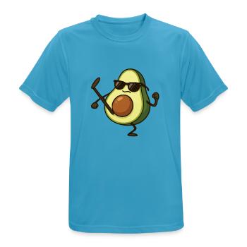 avocado karate - Männer T-Shirt atmungsaktiv - Saphirblau - Vorne - AI Model Male 178 light (178cm)