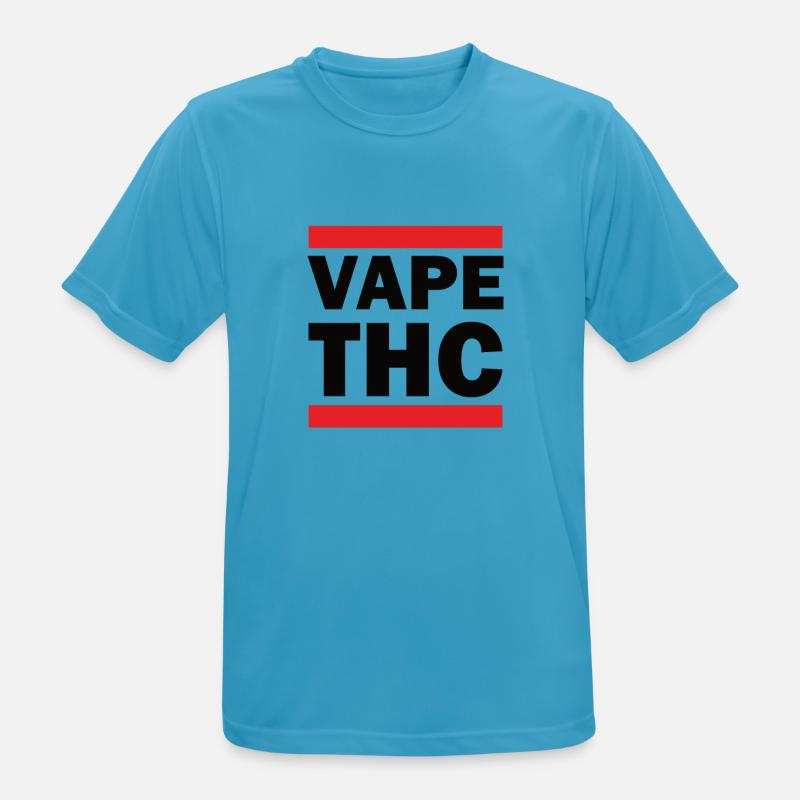 Vape THC - Men's Breathable T-Shirt - sapphire blue