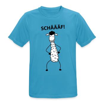 Chef - Männer T-Shirt atmungsaktiv - Saphirblau - Vorne - AI Model Male 178 light (178cm)