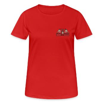 Dragon Infernal Ailes Rouges - T-shirt respirant Femme - rouge - Devant - AI Model Female 172 dark (172cm)