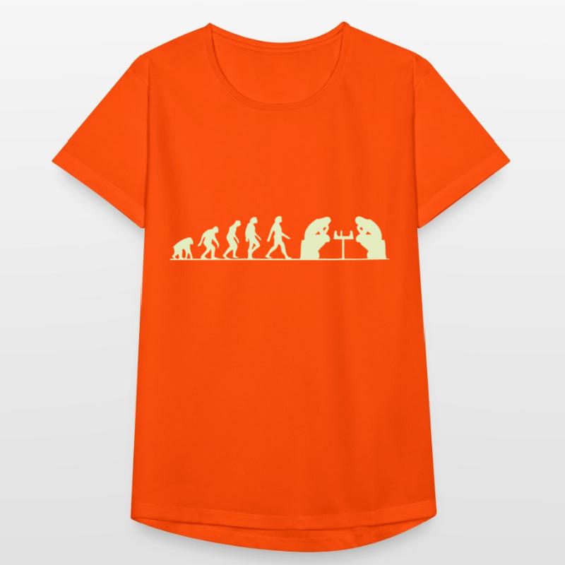 Evolution Ausfall Frauen T-Shirt atmungsaktiv