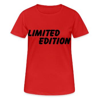 Limited Edition - T-shirt respirant Femme - rouge - Devant - AI Model Female 172 dark (172cm)