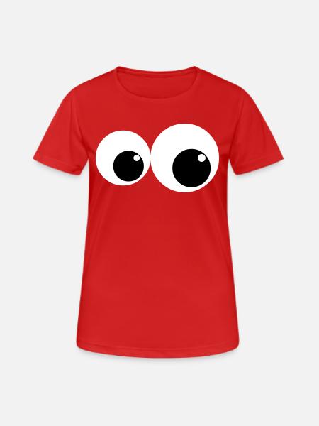 eyes2 - Women's Breathable T-Shirt - red