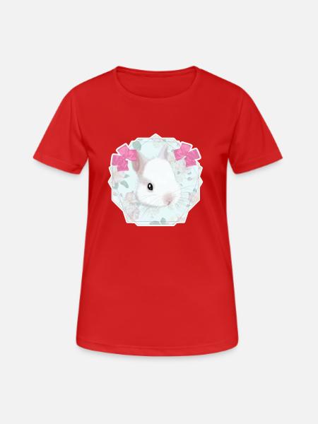 Daphne - Women's Breathable T-Shirt - red