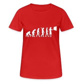 Lehrerin - Frauen T-Shirt atmungsaktiv - Rot - Vorne - AI Model Female 172 dark (172cm)