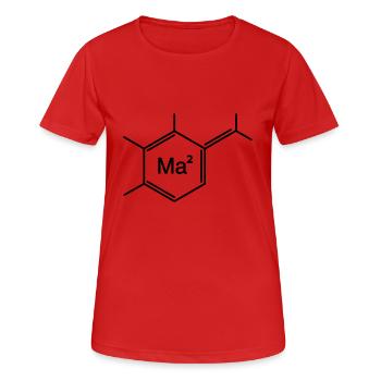 mama - T-shirt respirant Femme - rouge - Devant - AI Model Female 172 dark (172cm)