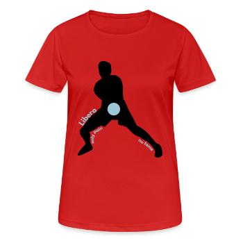 Libero only pain, no fame - Women's Breathable T-Shirt - red - Front - AI Model Female 172 dark (172cm)