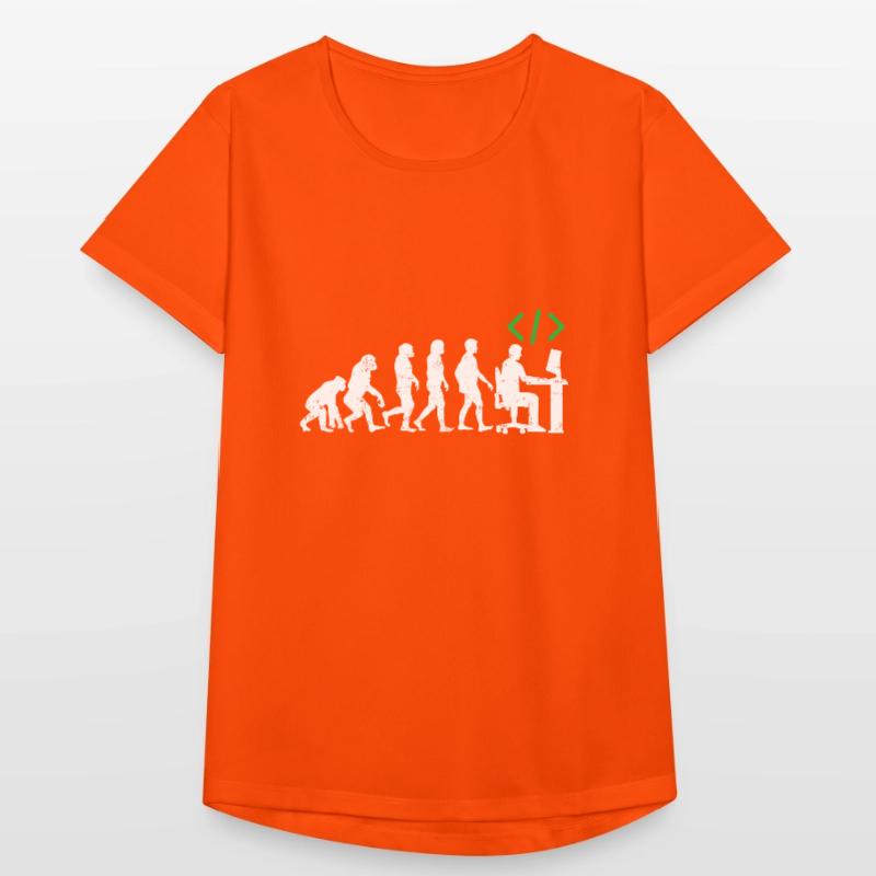 Programmierer Evolution geschenk coder java c++ Frauen T-Shirt atmungsaktiv