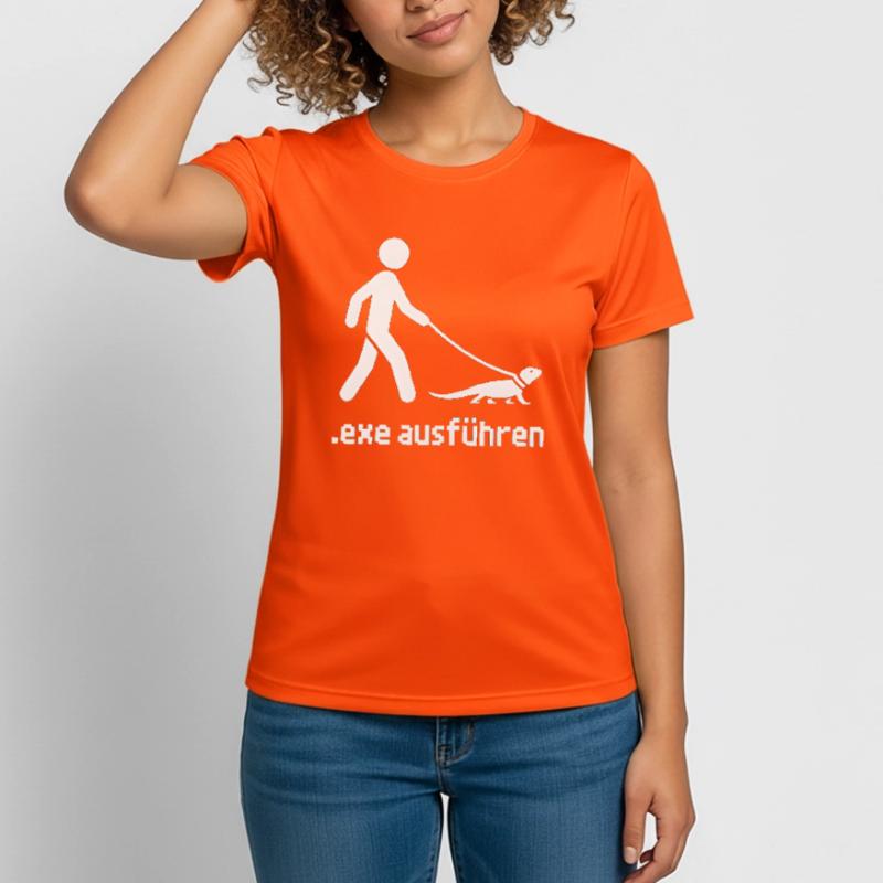 Programmer Computer Scientist EXE Execute Women's Breathable T-Shirt