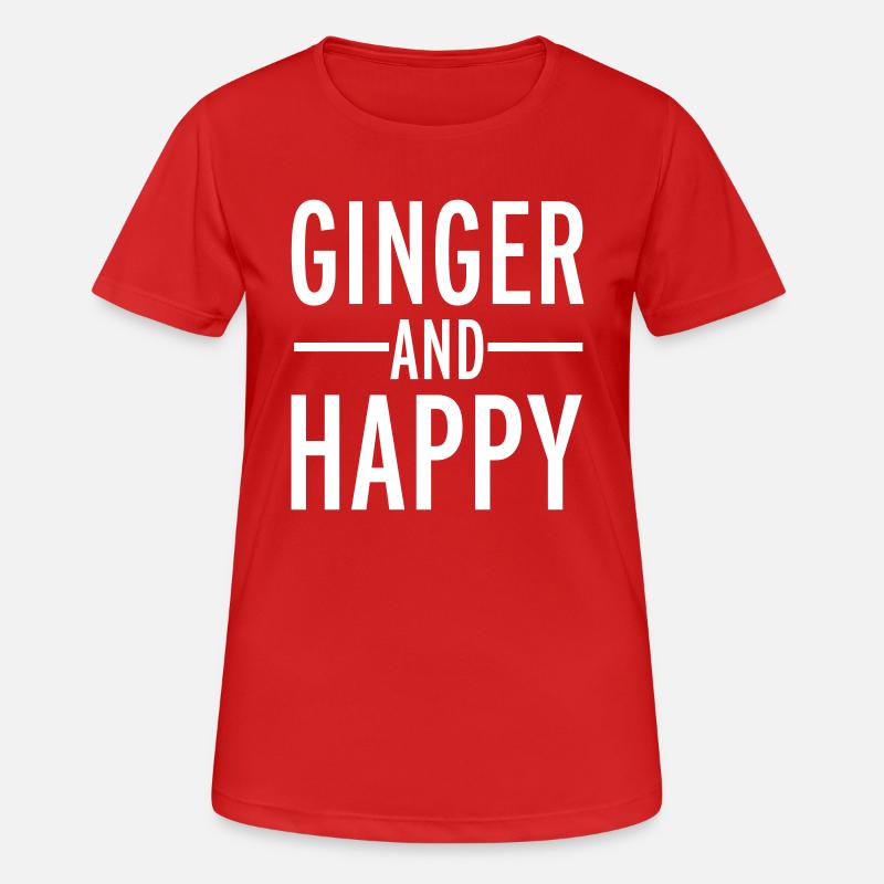 Ginger - Women's Breathable T-Shirt - red