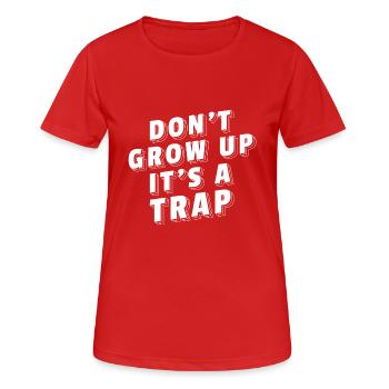 Lustiger Baby-Strampler Babykleidung Geschenk - Frauen T-Shirt atmungsaktiv - Rot - Vorne - AI Model Female 172 dark (172cm)