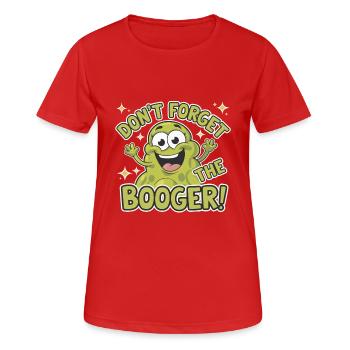 CROTTE DE NEZ - T-shirt respirant Femme - rouge - Devant - AI Model Female 172 dark (172cm)