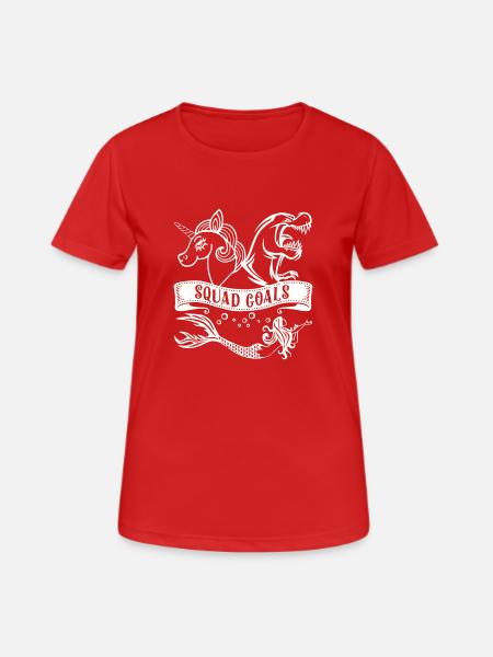 Kader Ziele Fantasy Geschenk - Frauen T-Shirt atmungsaktiv - Rot