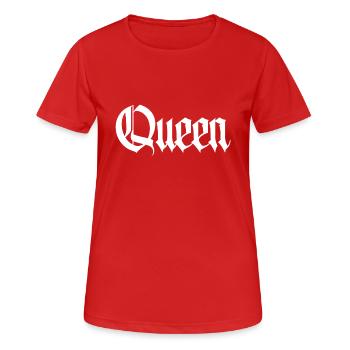 reine - T-shirt respirant Femme - rouge - Devant - AI Model Female 172 dark (172cm)