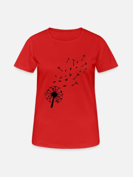Dandelion - Women's Breathable T-Shirt - red