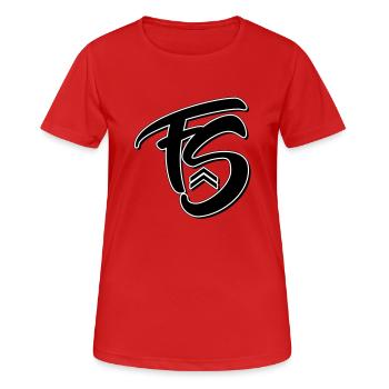 Frischer Stil - Frauen T-Shirt atmungsaktiv - Rot - Vorne - AI Model Female 172 dark (172cm)