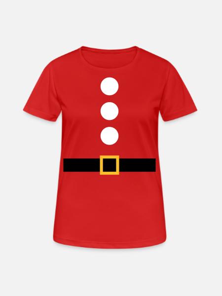 Santa Claus - Women's Breathable T-Shirt - red