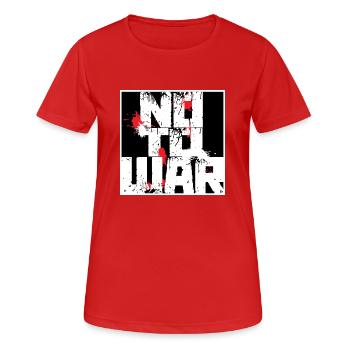 Peace and unity - Women's Breathable T-Shirt - red - Front - AI Model Female 172 dark (172cm)