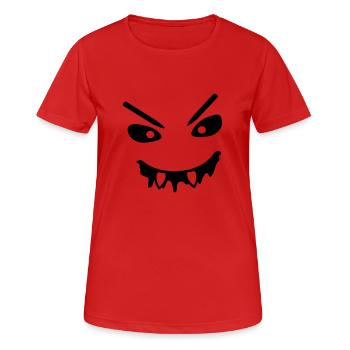 vampire - T-shirt respirant Femme - rouge - Devant - AI Model Female 172 dark (172cm)