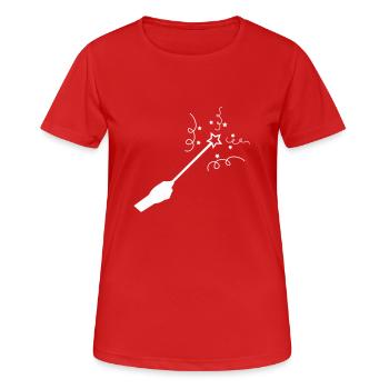 Baguette - T-shirt respirant Femme - rouge - Devant - AI Model Female 172 dark (172cm)