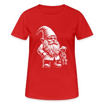 Schlüsselbund - Frauen T-Shirt atmungsaktiv - Rot - Vorne - AI Model Female 172 dark (172cm)