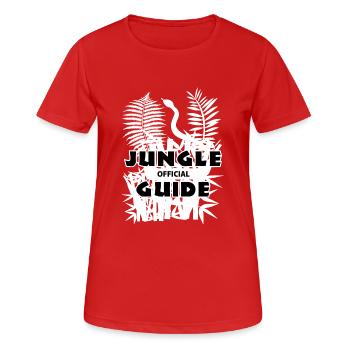 jungleguide wite - Women's Breathable T-Shirt - red - Front - AI Model Female 172 dark (172cm)