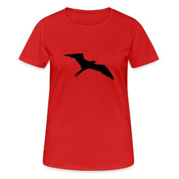 Bird, swallow - T-shirt respirant Femme - rouge - Devant - AI Model Female 172 dark (172cm)