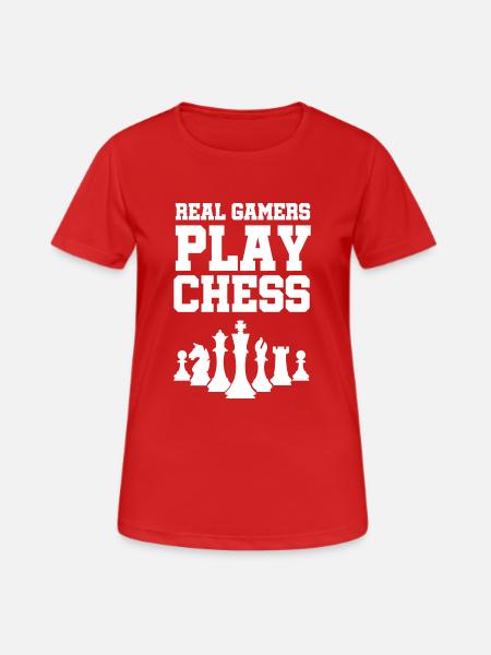 schachfiguren chess - Frauen T-Shirt atmungsaktiv - Rot