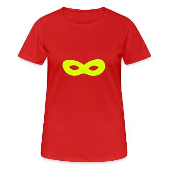 Masque - T-shirt respirant Femme - rouge - Devant - AI Model Female 172 dark (172cm)