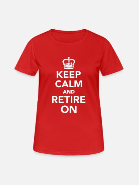 Rente - Frauen T-Shirt atmungsaktiv - Rot