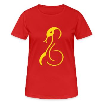 Cobra - Women's Breathable T-Shirt - red - Front - AI Model Female 172 dark (172cm)