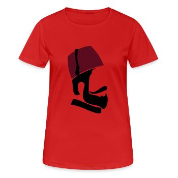 Ottoman Man - Frauen T-Shirt atmungsaktiv - Rot - Vorne - AI Model Female 172 dark (172cm)