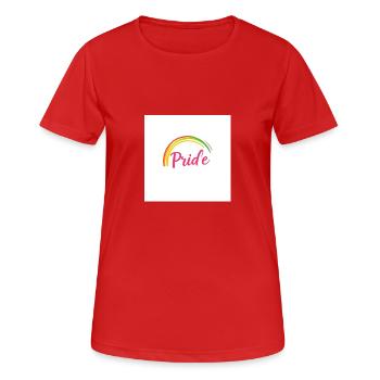 Pride - Women's Breathable T-Shirt - red - Front - AI Model Female 172 dark (172cm)
