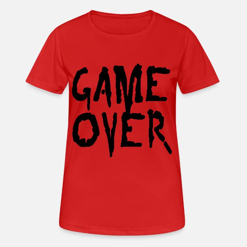 game over - Women's Breathable T-Shirt - red