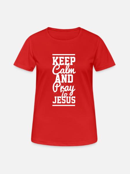 Christian Proverbs - Women's Breathable T-Shirt - red